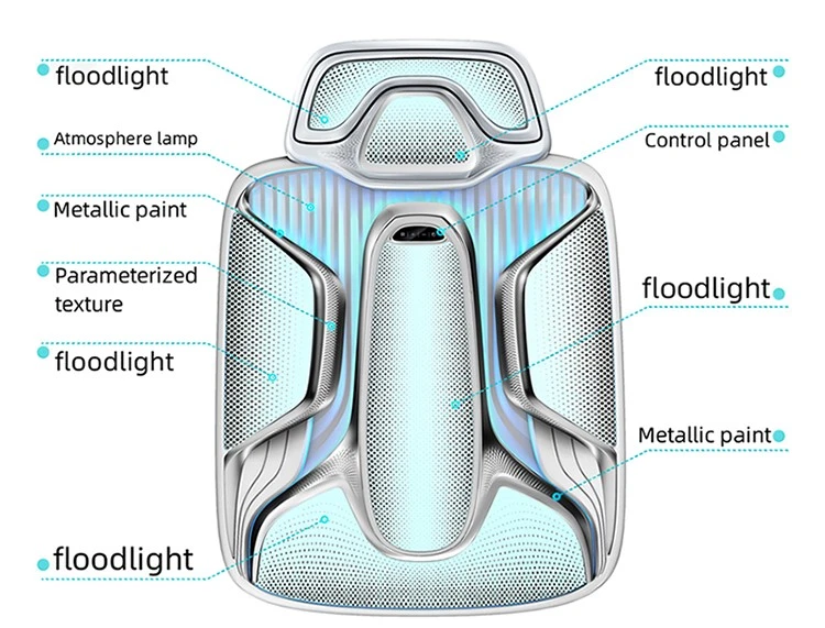 Luxury led Dome Lights for van and minibus Interiors