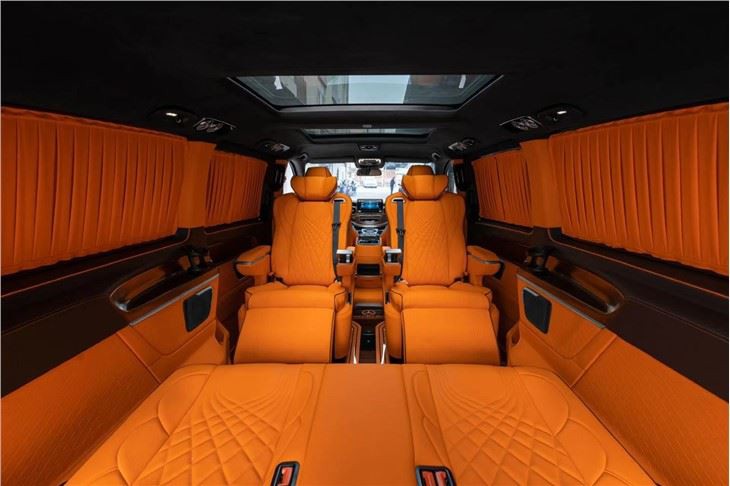 Maybach style electric curtain installation effect 3