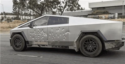 Musk: Cybertruck voi vastustaa vain aliäänen nopeuttavia luoteja.