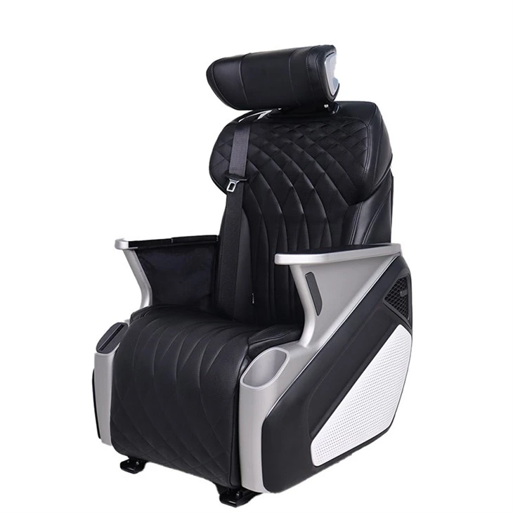 Universal Luxury Upgraded Black Leather Van Seat